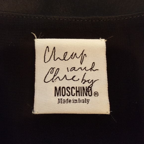 Sexy Satin~Italian Designer Moschino Satin Peplum Cami Top - Picture 15 of 16